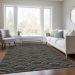 Addison Rugs Chantille Black 5'0" x 7'6" Room Scene