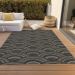 Addison Rugs Chantille Black 5'0" x 7'6" Room Scene