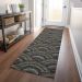 Addison Rugs Chantille Black 2'3" x 7'6" Runner Room Scene