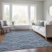 Addison Rugs Chantille Denim 5'0" x 7'6" Room Scene