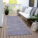 Addison Rugs Chantille Lavender 2'3" x 7'6" Runner Room Scene