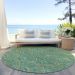 Addison Rugs Chantille Sage 8'0" x 8'0" Round Room Scene