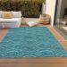 Addison Rugs Chantille Teal 8'0" x 10'0" Room Scene