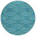 Addison Rugs Chantille Teal 8'0" x 8'0" Round Collection