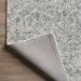 Dalyn Rugs Zoe ZZ1 Charcoal Room Scene