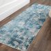 Karastan Rugs Tryst Bari Gray Blue Room Scene