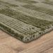 Karastan Rugs Bobby Berk Broken Stripe Moss Room Scene