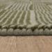 Karastan Rugs Bobby Berk Broken Stripe Moss Room Scene