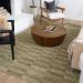 Karastan Rugs Bobby Berk Broken Stripe Moss Room Scene