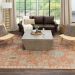 Karastan Rugs Cabrillo Andujar Rust Room Scene