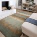 Karastan Rugs Euphoria Cashel Abyss Blue Room Scene