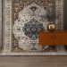 Karastan Rugs Zephyr Chronos Rust Room Scene