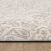 Mohawk Dri-pro Deluxe Cushion Mat Damask Nouveau Tan 1'8" x 3'6" Room Scene