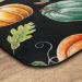 Mohawk Dri-pro Deluxe Cushion Mat Harvest Chalk Pumpkin Multi 1'8" x 3'6" Room Scene