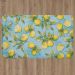 Mohawk Dri-pro Deluxe Cushion Mat Lemons All Over Slice Multi 1'8" x 3'6" Room Scene