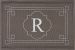 Mohawk Textured Entry Mat Flagstone Monogram R Multi 2'0" x 3'0" Collection