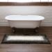 Mohawk Gradient Bath Ombre Border Pewter Room Scene