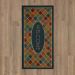 Mohawk Ornamental Entry Mat Ornamental Crosshatch Chestnut 2'0" x 4'0" Room Scene