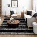 Karastan Rugs Traverse By Bobby Berk Lanes Charcoal Room Scene