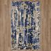 Karastan Rugs Vortex Cobalt Room Scene