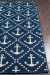 Momeni Baja Baj16 Anchors Navy Room Scene