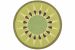 Novogratz Cucina Cna-2 Kiwi Green 3'0" x 3'0" Round Collection