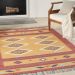 Nourison Home Baja Yellow/Red Room Scene