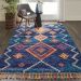 Nourison Home Nomad Navy 6'7" x 9'6" Room Scene