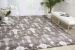 Nourison Home Silk Shadows Grey 3'9" x 5'9" Room Scene