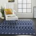 Nourison Home Grafix Navy Room Scene