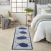 Nourison Home Aloha Navy Blue Room Scene