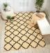 Nourison Home Grafix Cream/Black 5'3" x 7'3" Room Scene