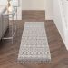 Nourison Home Paxton Ivory/Slate 2'2" x 8'2" Runner Room Scene