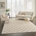 Nourison Home Aruba Beige/Cream 7'10" x 10'6" Room Scene