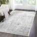 Nourison Home Silver Screen Ivory/Teal 4' x 6' Room Scene