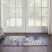 Nourison Home Tranquil Navy/Pink Room Scene