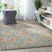 Nourison Home Jazmine Blue 5'3" x 7'5" Room Scene