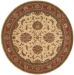 Nourison Home Living Treasures Ivory/Red 5'10" x Round Collection