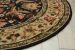 Nourison Home Living Treasures Midnight 5'10" x Round Room Scene