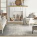 Nourison Home Marmara Grey/Ivory 7'10" x 9'10" Room Scene