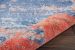 Nourison Home Safari Dreams Blue/Brick 8' x 11' Room Scene