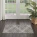 Nourison Home Jubilant Grey 2'3" x 7'3" Runner Room Scene