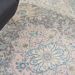 Nourison Home Tranquil Light Grey Multicolor 6' x 9' Room Scene
