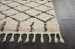 Nourison Home Moroccan Shag Cream 3'11" x 6'7" Room Scene