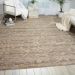 Nourison Home Silk Elements Taupe 8'6" x 11'6" Room Scene