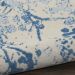 Nourison Home Jubilant Ivory Blue 2' x 4' Room Scene
