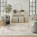Nourison Home Astra Machine Washable Beige Room Scene