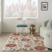 Nourison Home Bahari Grey/Multi Room Scene