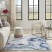 Nourison Home Daydream Ivory Blue Room Scene