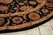 Nourison Home Living Treasures Black 7’10” x Round Room Scene
